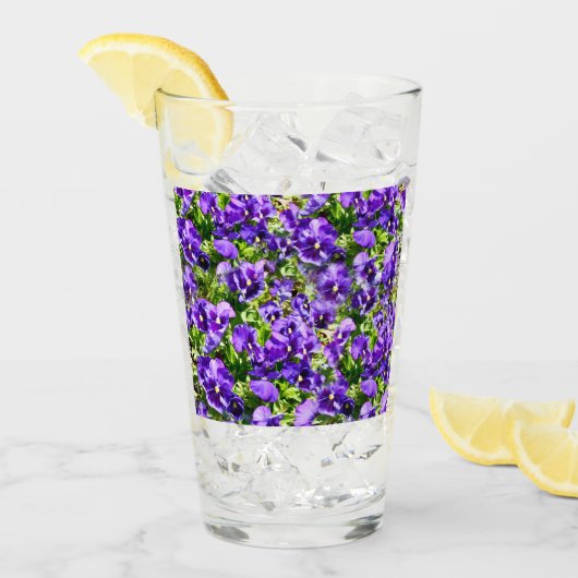 Zee van sereniteit: het prachtige Paarse panseveld Glas (Voorkant ijs)