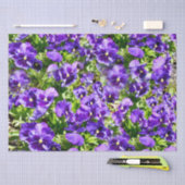 Zee van sereniteit: het prachtige Paarse panseveld Tissuepapier (Craft)