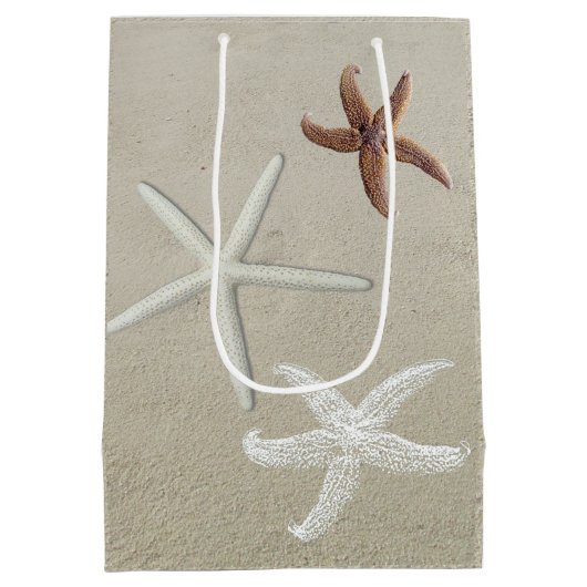 Zee van sterren Beach Sand Gift Bag Medium Cadeauzakje (Achterkant)