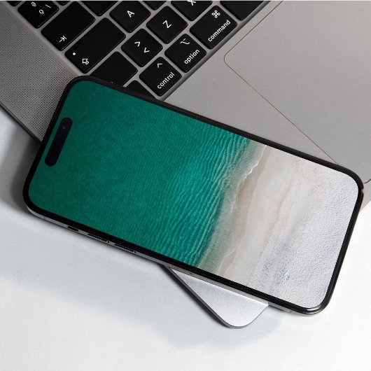 Zee van Tropical Beach Turquoise Case-Mate iPhone Case