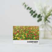 Zee van Tulpen II Visitekaartje (Staand voorkant)