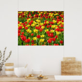 Zee van Tulpen III Poster (Keuken)