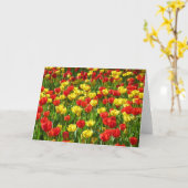 Zee van Tulpen Kaart (Gele Bloem)