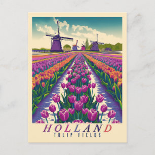 Zee van Tulpen -  Nederland Briefkaart