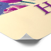 Zee van Tulpen -  Nederland Poster (Hoek)