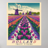Zee van Tulpen -  Nederland Poster (Voorkant)