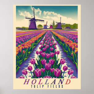 Zee van Tulpen -  Nederland Poster