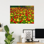 Zee van Tulpen Poster (Thuiskantoor)