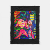 zee van vis fleece deken (Voorkant)