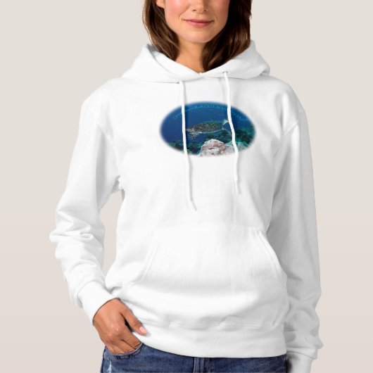 Zee van vrouwen hoodie (Voorkant)