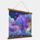 Zee van Wolken Hangend Wandkleed (Gebogen)