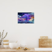 Zee van wolken poster (Keuken)