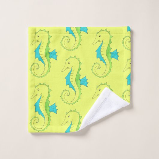 Zee van zeebaars bad handdoek (Wasdoekje)