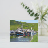 Zee Venture bij de spit, Nederlandse haven, Alaska Briefkaart (Staand voorkant)