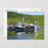 Zee Venture bij de spit, Nederlandse haven, Alaska Briefkaart (Voorkant / Achterkant)