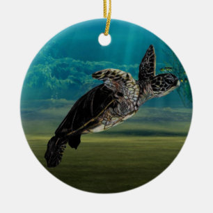 Zee versieren keramisch ornament