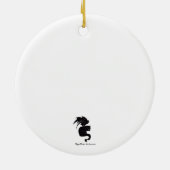 Zee versieren keramisch ornament (Achterkant)