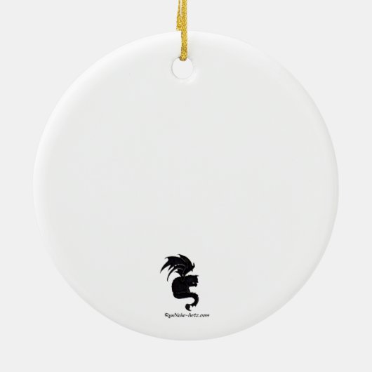 Zee versieren keramisch ornament (Achterkant)