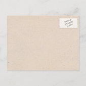 Zee verzonden en verzend schip briefkaart (Achterkant)