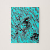 Zee verzonden en verzend schip legpuzzel (Verticaal)