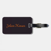 Zee vierkant reix Bagagelabel (Achterkant horizontaal)