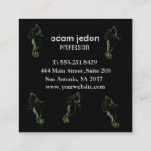 Zee  vierkant Visitekaartje (Achterkant)