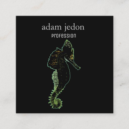 Zee  vierkant Visitekaartje (Voorkant)