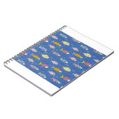 zee visblauwe onderzeedieren notitieboek (Linkerzijde)