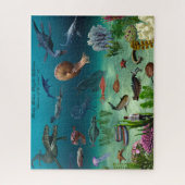Zee vispuzzel Onderwater Zee Leven voor jongens Legpuzzel (Verticaal)