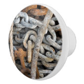 ZEE VIST CHAIN EN ROPE KERAMISCHE KNOP (Rechts)