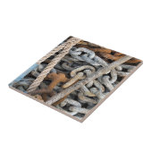 ZEE VIST CHAIN EN ROPE TEGELTJE (Zijkant)