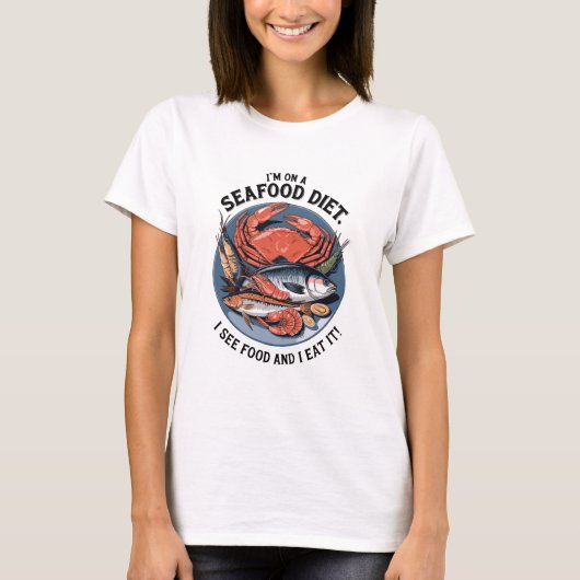 Zee voedsel t-shirt (Voorkant)