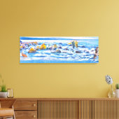 Zee vogeljacht afspeelterrein canvas afdruk (Insitu (Woonkamer))