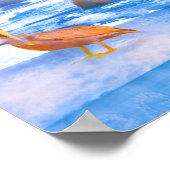 Zee vogeljacht afspeelterrein poster (Hoek)