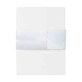 Zee Vogels en Blue Flowers Strand Bruiloft Uitnodigingen Wikkel (Achterkant Voorbeeld)