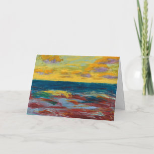 Zee voor de kust van Alsen Emil Nolde Kaart