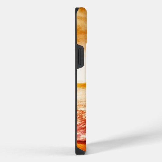 Zee voor het kalmeren van strand iPhone hoesje (Rechterkant)