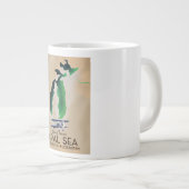 Zee voor reizen grote koffiekop (Voorkant rechts)
