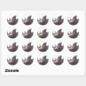 Zee voor verkopers ronde sticker (Vel)