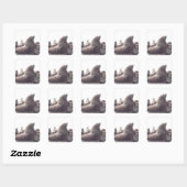 Zee voor verkopers vierkante sticker (Vel)