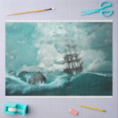 Zee voor zeilboot 20x30-decoupage tissuepapier (Craft)