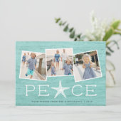 Zee Vrede | Vakantie Foto Collage Kaart (Staand voorkant)