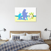 Zee Vrienden 24x36 Canvas Print (Insitu (Slaapkamer))