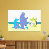 Zee Vrienden 24x36 Canvas Print (Insitu (Woonkamer))