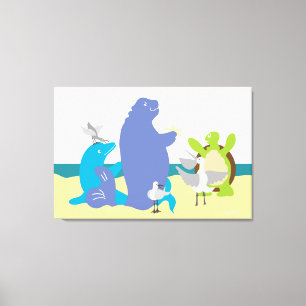 Zee Vrienden 24x36 Canvas Print