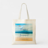 Zee vrolijke zomer tote bag (Achterkant)