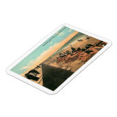 Zee Wall, Galveston, Texas 1912  Magneet (Linkerzijde)