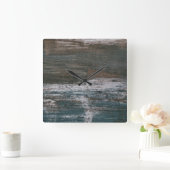 Zee Wall II Vierkante Klok (Huis)