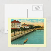 Zee Wall, St. Augustine,  in Florida Briefkaart (Voorkant / Achterkant)