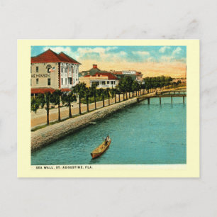 Zee Wall, St. Augustine,  in Florida Briefkaart